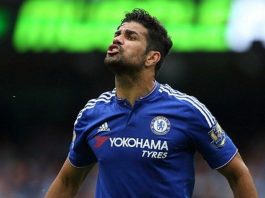 Tiền đạo Diego Costa