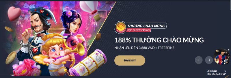 thưởng chào mừng casino M88